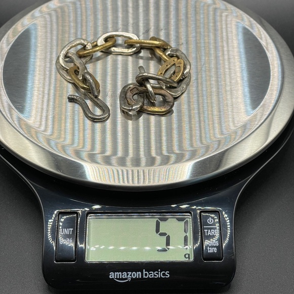 Mixed Metal Chain Bracelet - Picture 6 of 16